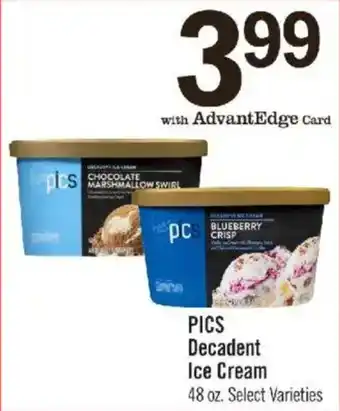 Price Chopper PICS Decadent Ice Cream offer