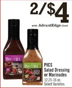 Price Chopper PICS salad dressing or marinades offer