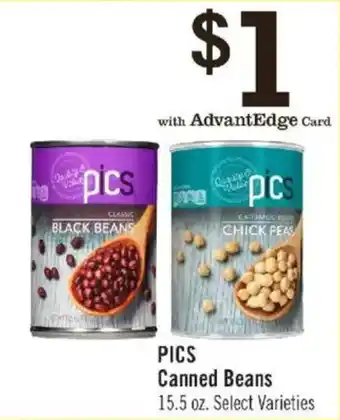 Price Chopper PICS Canned Beans offer