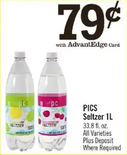 Price Chopper PICS Seltzer offer