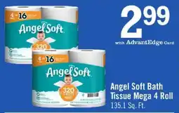 Price Chopper Angel soft bath tissue mega 4 roll offer