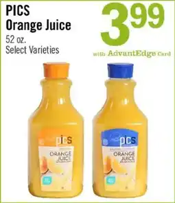 Price Chopper PICS Orange Juice offer