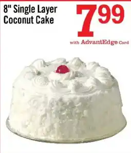Price Chopper 8" Single Layer Coconut Cake offer