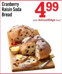 Price Chopper Cranberry Raisin Soda Bread offer