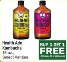 Albertsons Health Ade Kombucha offer