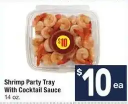 Albertsons Shrimp Party Tray With Cocktail Sauce offer