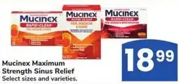 Albertsons Mucinex Maximum Strength Sinus Relief offer