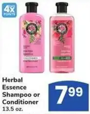 Albertsons Herbal Essence Shampoo or Conditioner offer