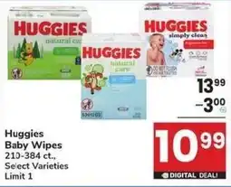 Albertsons Huggies baby wipes offer