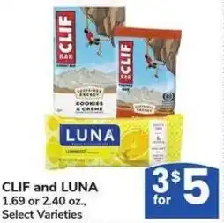 Albertsons Clif and luna offer
