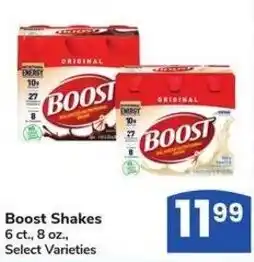 Albertsons Boost Shakes offer