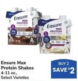 Albertsons Ensure Max Protein Shakes offer