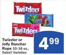 Albertsons Twizzler or Jolly Rancher Rope offer