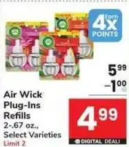 Albertsons Air Wick Plug-Ins Refills offer