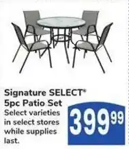 Albertsons Signature select patio set select offer