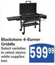 Albertsons Blackstone 4-Burner Griddle offer