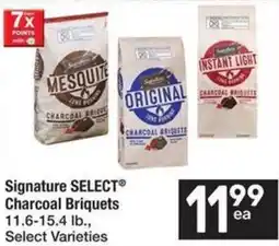 Albertsons Signature select charcoal briquets offer
