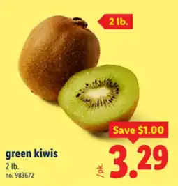 Lidl green kiwis offer