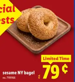 Lidl sesame NY bagel offer