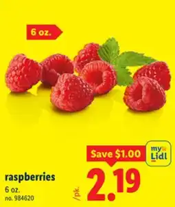 Lidl raspberries offer
