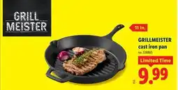 Lidl GRILLMEISTER Cast Iron Pan offer