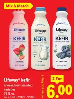 Lidl Lifeway kefir offer