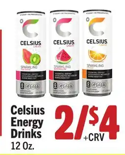 Vallarta Supermarkets Celsius Energy Drinks offer
