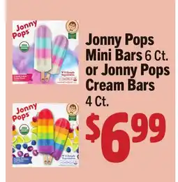 Vallarta Supermarkets Jonny Pops Mini Bars 6 Ct. or Jonny Pops Cream Bars 4 Ct offer