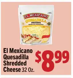 Vallarta Supermarkets El Mexicano Quesadilla Shredded Cheese offer