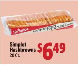 Vallarta Supermarkets Simplot Hashbrowns offer
