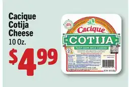 Vallarta Supermarkets Cacique Cotija Cheese offer