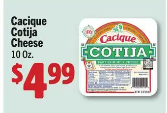 Vallarta Supermarkets Cacique Cotija Cheese offer