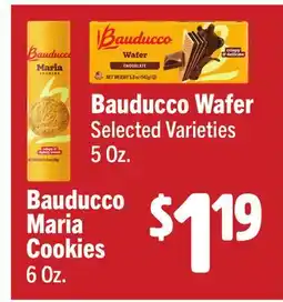 Vallarta Supermarkets Bauducco Wafer 5 Oz., Bauducco Maria Cookies 6 Oz offer