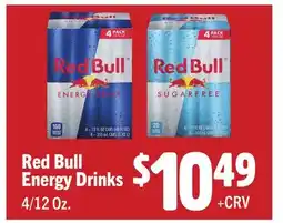 Vallarta Supermarkets Red Bull Energy Drinks offer