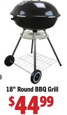 Vallarta Supermarkets 18 Round BBQ Grill offer