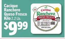 Vallarta Supermarkets Cacique Ranchero Queso Fresco Kilo offer