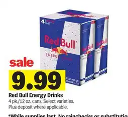 Meijer Red Bull Energy Drinks offer