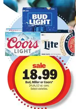 Meijer Bud, Miller or Coors offer