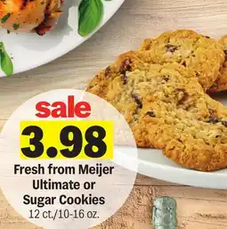 Meijer Fresh from Meijer Ultimate or Sugar Cookies offer
