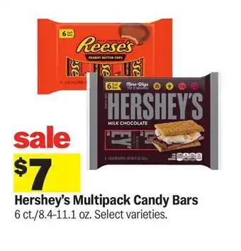 Meijer Hershey's Multipack Candy Bars offer