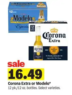 Meijer Corona Extra or Modelo offer