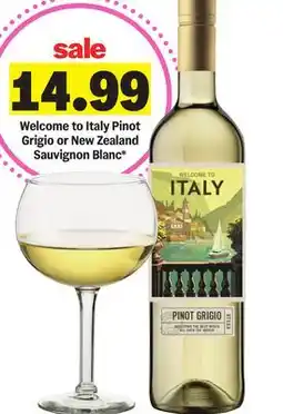 Meijer Welcome to Italy Pinot Grigio or New Zealand Sauvignon Blanc offer