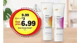Meijer Dove Serum Cream offer