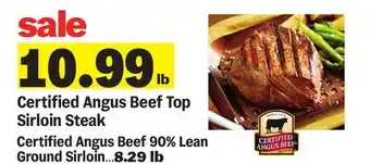 Meijer Certified Angus Beef Top Sirloin Steak offer