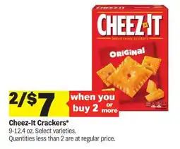 Meijer Cheez-It Crackers offer