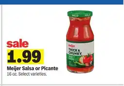 Meijer Meijer Salsa or Picante offer