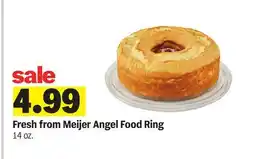 Meijer Fresh from Meijer Angel Food Ring offer