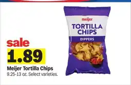 Meijer Meijer Tortilla Chips offer