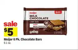 Meijer Meijer 6 Pk. Chocolate Bars offer