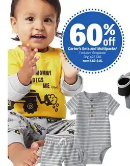 Meijer Carter's Sets and Multipacks offer